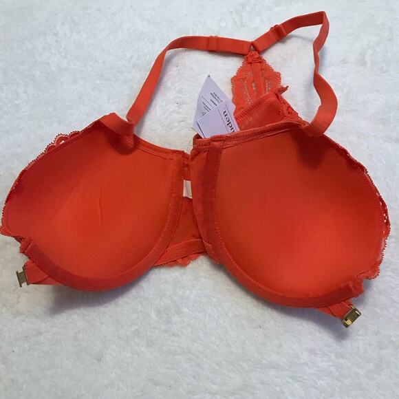 Auden NWT Plunge Coverage Push Up Front Close Bra Women 32D - Picture 10 of 14